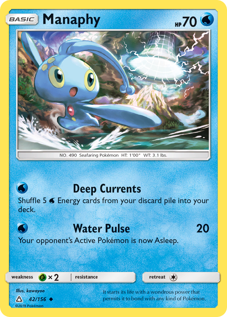 Manaphy (42/156) [Sun & Moon: Ultra Prism] | Cracking-Singles