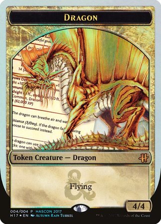 Gold Dragon Token [HasCon 2017] | Cracking-Singles