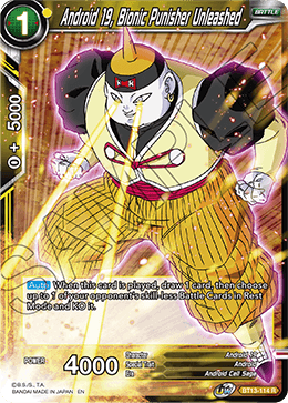 Android 19, Bionic Punisher Unleashed (Rare) [BT13-114] | Cracking-Singles