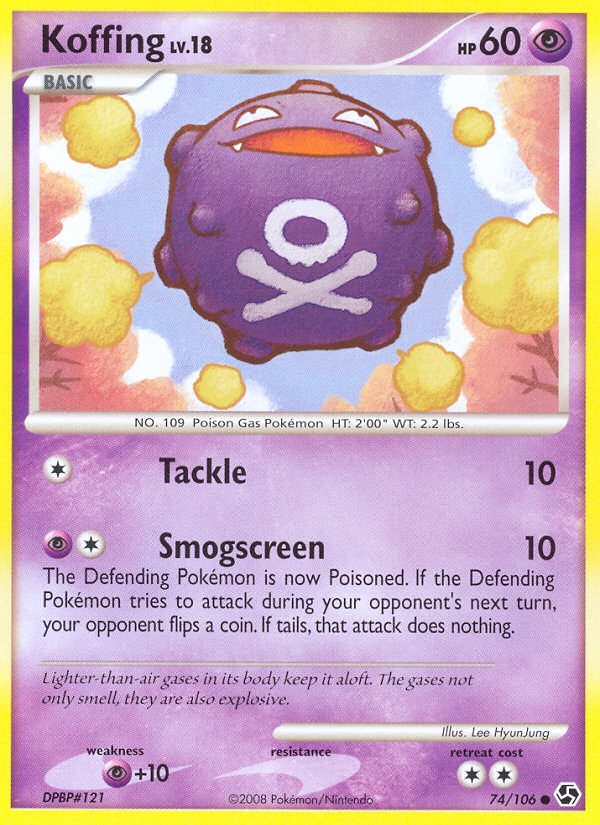 Koffing (74/106) [Diamond & Pearl: Great Encounters] | Cracking-Singles