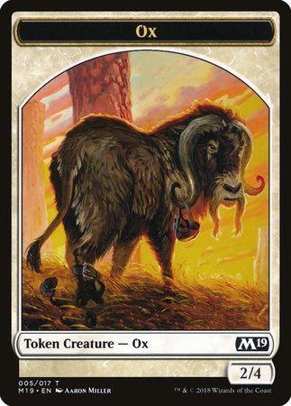 Ox Token [Core Set 2019 Tokens] | Cracking-Singles