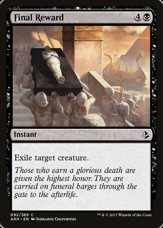 Final Reward [Amonkhet] | Cracking-Singles