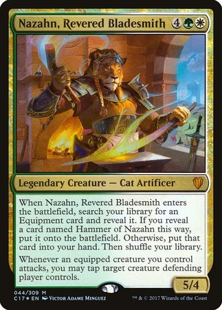 Nazahn, Revered Bladesmith [Commander 2017] | Cracking-Singles