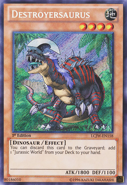 Destroyersaurus [LCJW-EN158] Secret Rare | Cracking-Singles