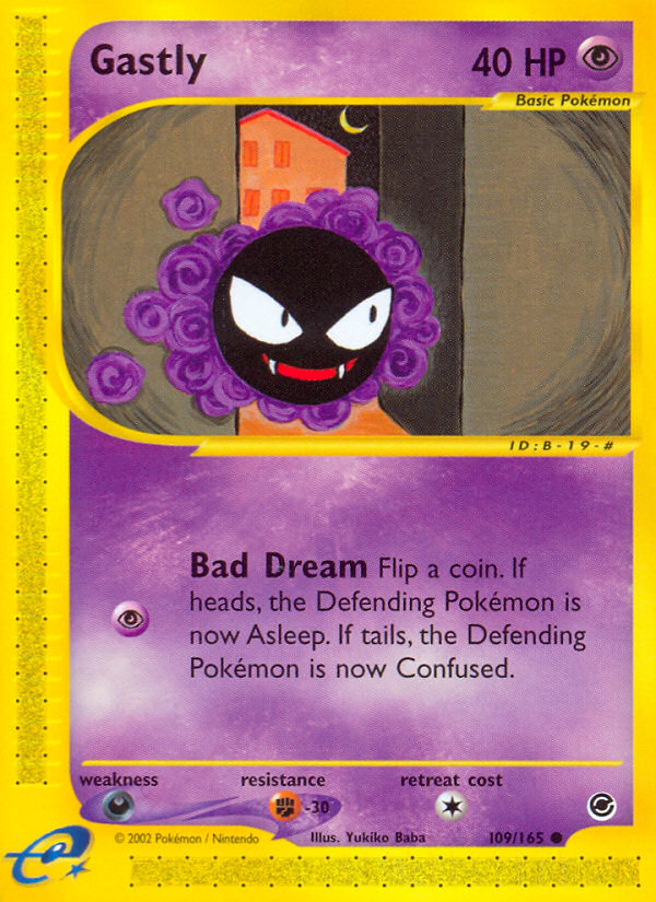 Gastly (109/165) [Expedition: Base Set] | Cracking-Singles