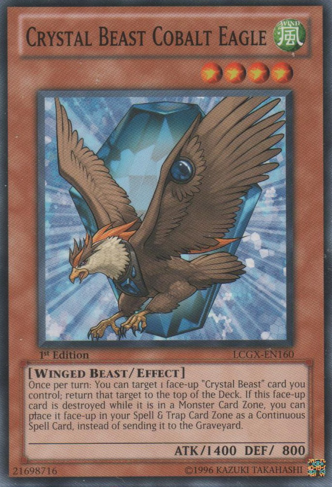 Crystal Beast Cobalt Eagle [LCGX-EN160] Common | Cracking-Singles