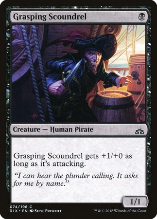 Grasping Scoundrel [Rivals of Ixalan] | Cracking-Singles