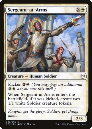 Sergeant-at-Arms [Dominaria] | Cracking-Singles