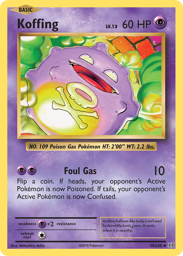 Koffing (50/108) [XY: Evolutions] | Cracking-Singles