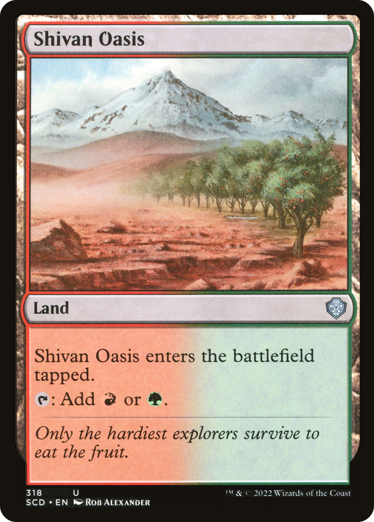 Shivan Oasis [Starter Commander Decks] | Cracking-Singles