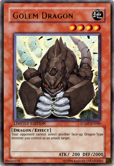 Golem Dragon [JUMP-EN040] Ultra Rare | Cracking-Singles