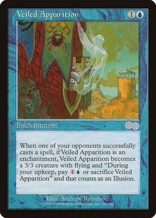 Veiled Apparition [Urza's Saga] | Cracking-Singles