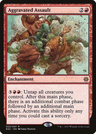 Aggravated Assault [Explorers of Ixalan] | Cracking-Singles