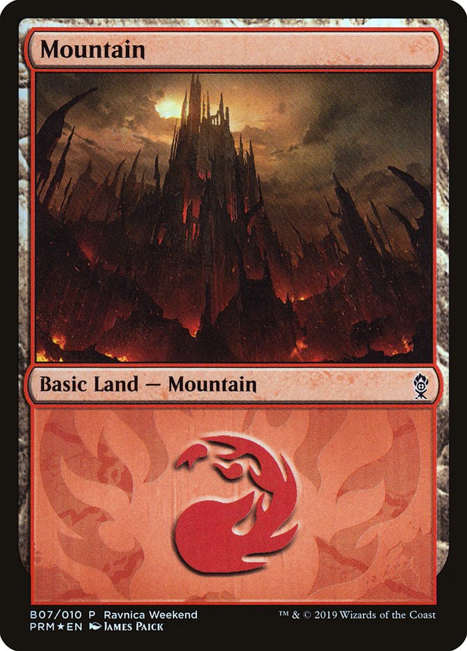 Mountain (B07) [Ravnica Allegiance Guild Kit] | Cracking-Singles