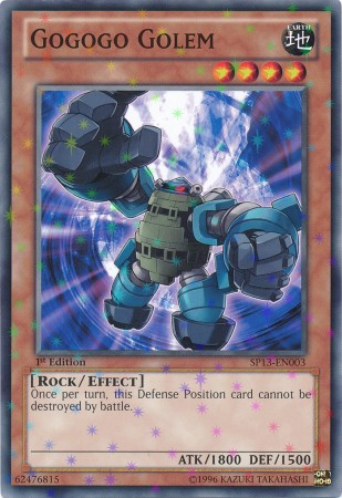 Gogogo Golem [SP13-EN003] Starfoil Rare | Cracking-Singles