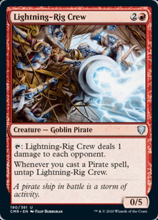 Lightning-Rig Crew [Commander Legends] | Cracking-Singles