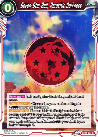 Seven-Star Ball, Parasitic Darkness [BT11-027] | Cracking-Singles