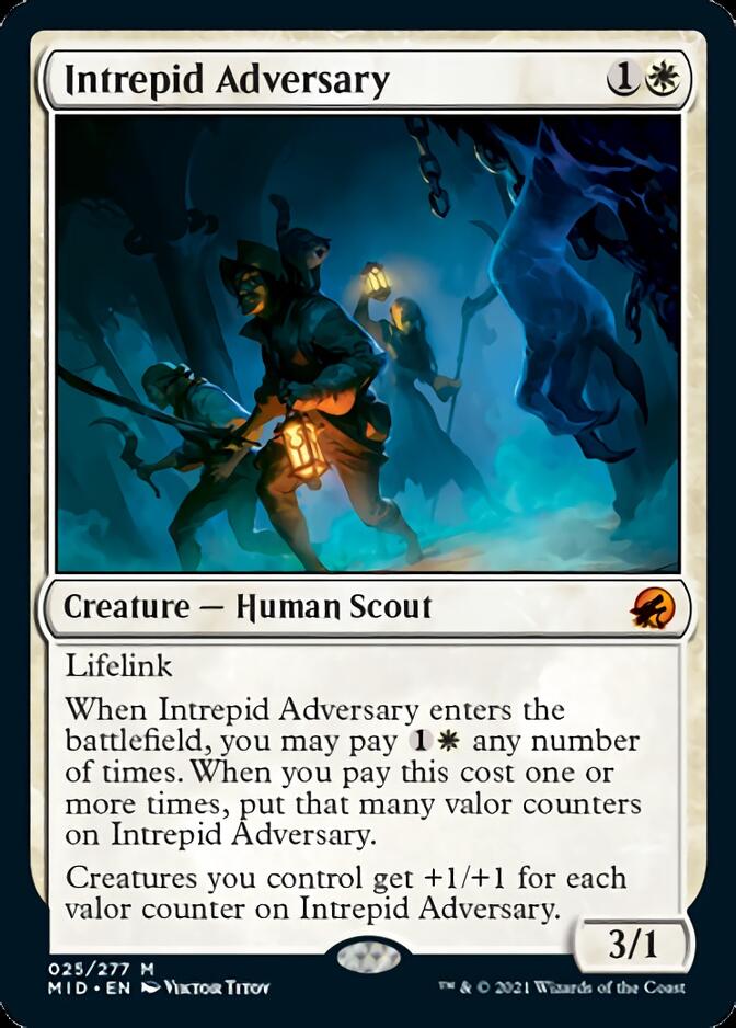 Intrepid Adversary [Innistrad: Midnight Hunt] | Cracking-Singles