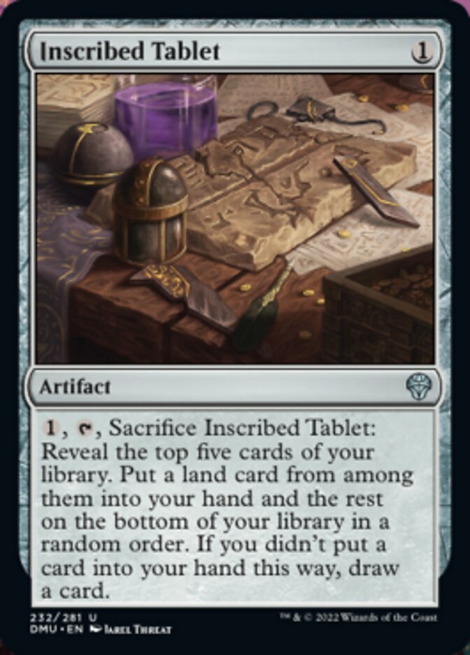 Inscribed Tablet [Dominaria United] | Cracking-Singles