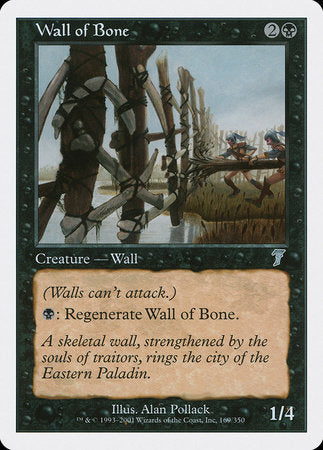 Wall of Bone [Seventh Edition] | Cracking-Singles