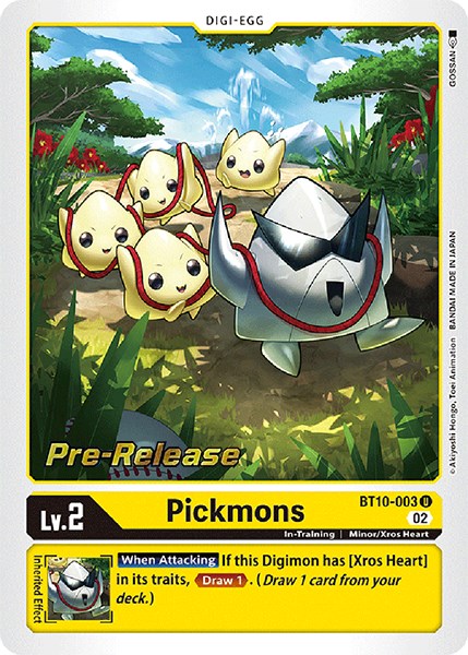 Pickmons [BT10-003] [Xros Encounter Pre-Release Cards] | Cracking-Singles