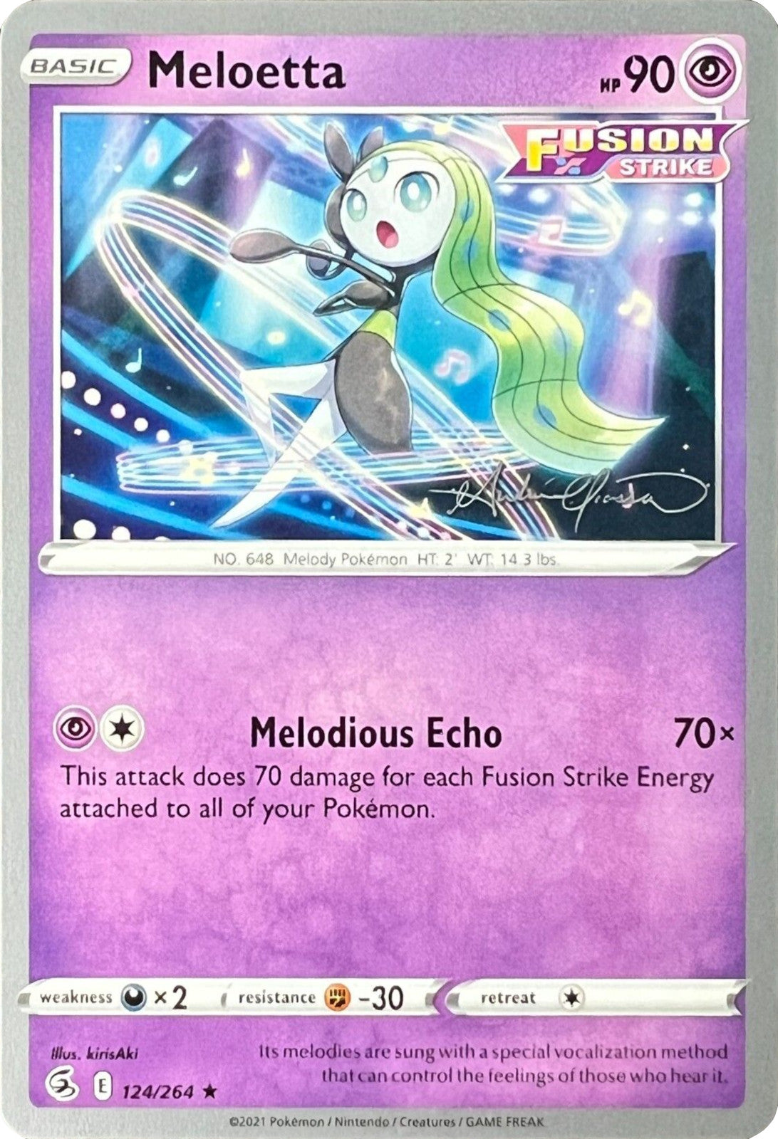 Meloetta (124/264) (The Shape of Mew - Andre Chiasson) [World Championships 2022] | Cracking-Singles