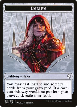 Emblem - Jaya Ballard [Dominaria Tokens] | Cracking-Singles