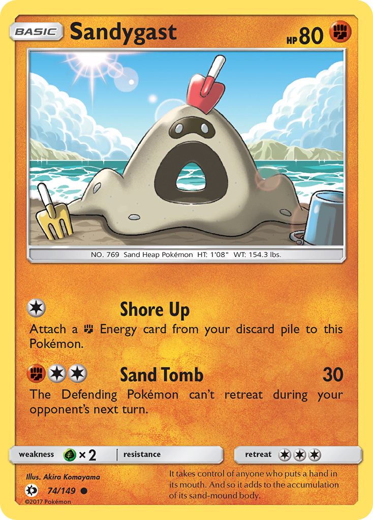 Sandygast (74/149) [Sun & Moon: Base Set] | Cracking-Singles