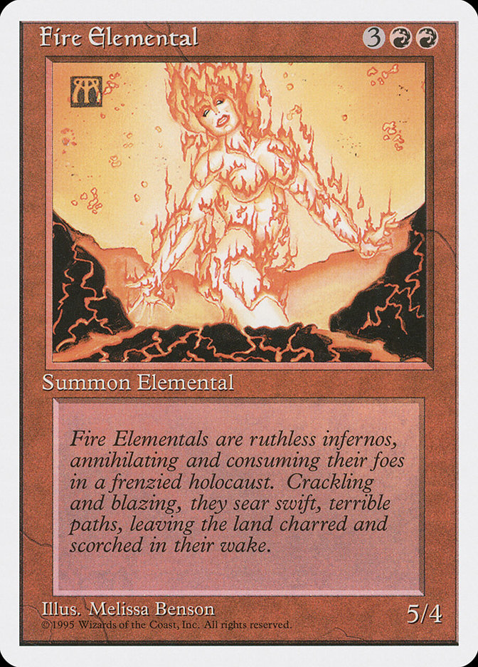 Fire Elemental [Fourth Edition] | Cracking-Singles