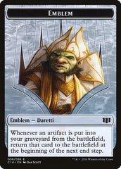 Daretti, Scrap Savant Emblem // Tuktuk the Returned Double-sided Token [Commander 2014 Tokens] | Cracking-Singles