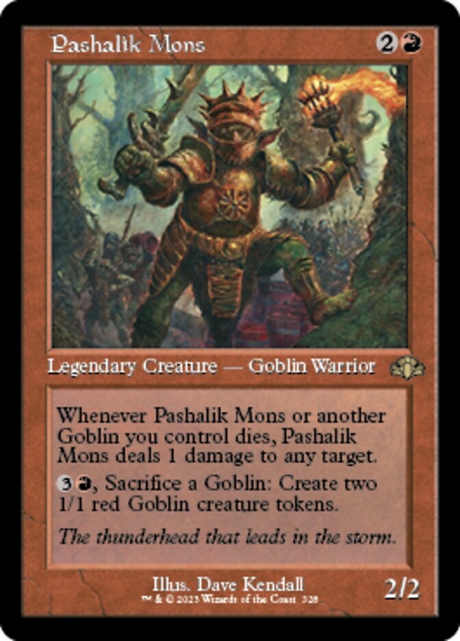 Pashalik Mons (Retro) [Dominaria Remastered] | Cracking-Singles