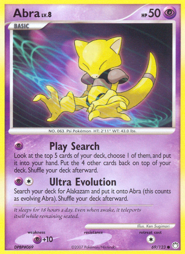 Abra (69/123) [Diamond & Pearl: Mysterious Treasures] | Cracking-Singles