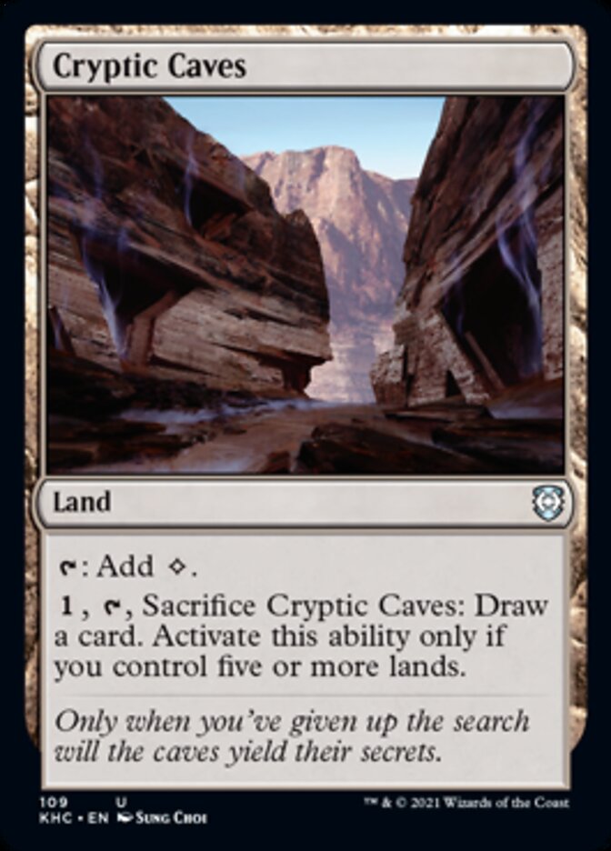 Cryptic Caves [Kaldheim Commander] | Cracking-Singles