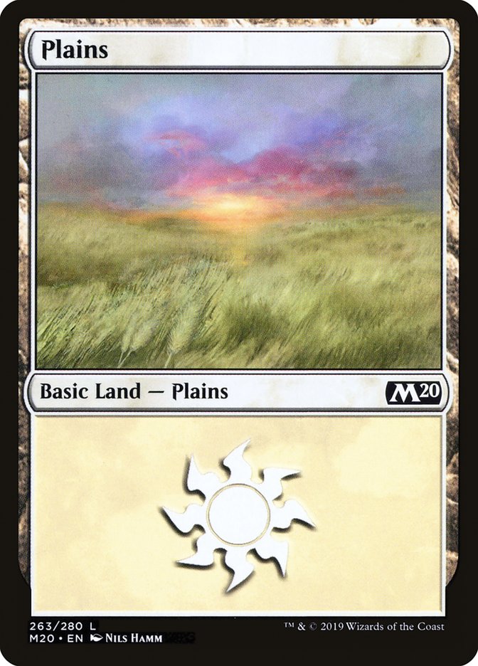 Plains (#263) [Core Set 2020] | Cracking-Singles