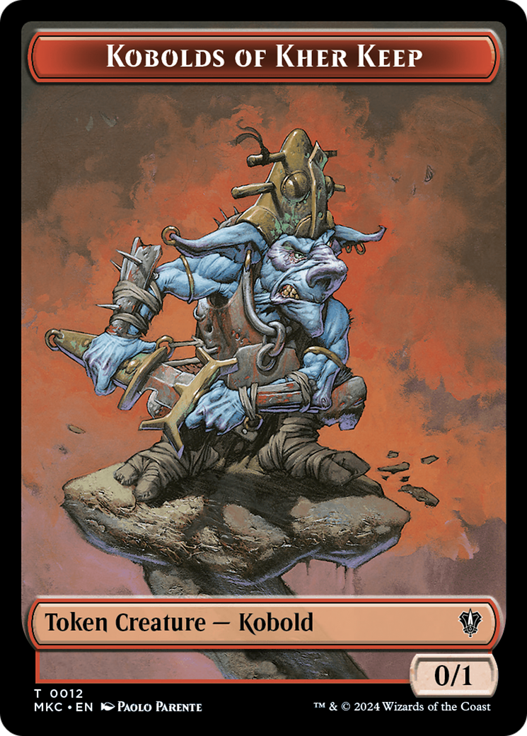 Soldier // Kobolds of Kher Keep Double-Sided Token [Murders at Karlov Manor Commander Tokens] | Cracking-Singles