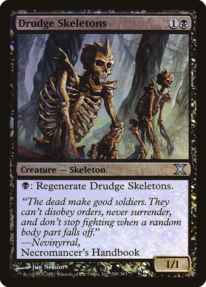 Drudge Skeletons (Premium Foil) [Tenth Edition] | Cracking-Singles