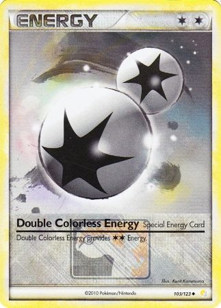 Double Colorless Energy (103/123) (League Promo) [HeartGold & SoulSilver: Base Set] | Cracking-Singles