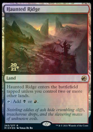 Haunted Ridge [Innistrad: Midnight Hunt Prerelease Promos] | Cracking-Singles