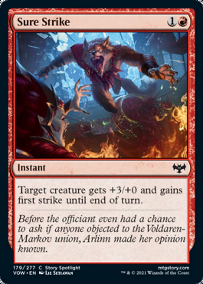 Sure Strike [Innistrad: Crimson Vow] | Cracking-Singles