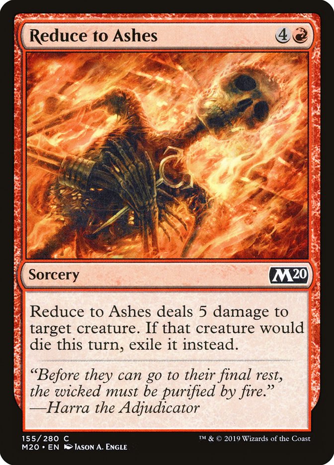 Reduce to Ashes [Core Set 2020] | Cracking-Singles