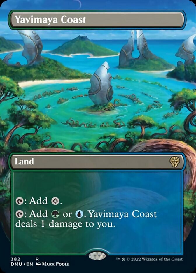 Yavimaya Coast (Borderless Alternate Art) [Dominaria United] | Cracking-Singles