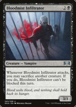 Bloodmist Infiltrator [Ravnica Allegiance] | Cracking-Singles