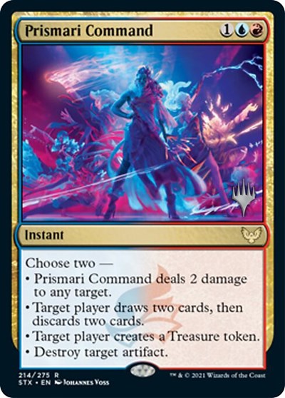 Prismari Command (Promo Pack) [Strixhaven: School of Mages Promos] | Cracking-Singles