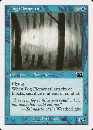 Fog Elemental [Classic Sixth Edition] | Cracking-Singles