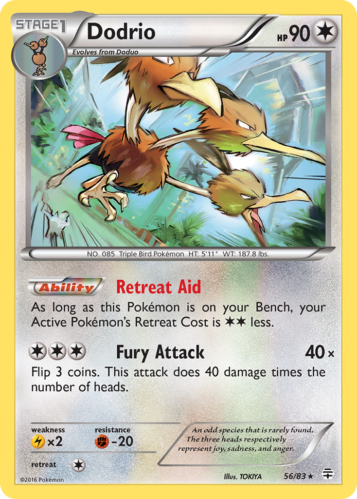 Dodrio (56/83) [XY: Generations] | Cracking-Singles