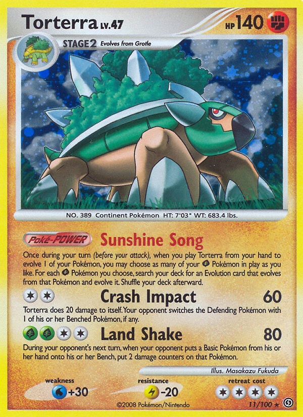 Torterra (11/100) [Diamond & Pearl: Stormfront] | Cracking-Singles