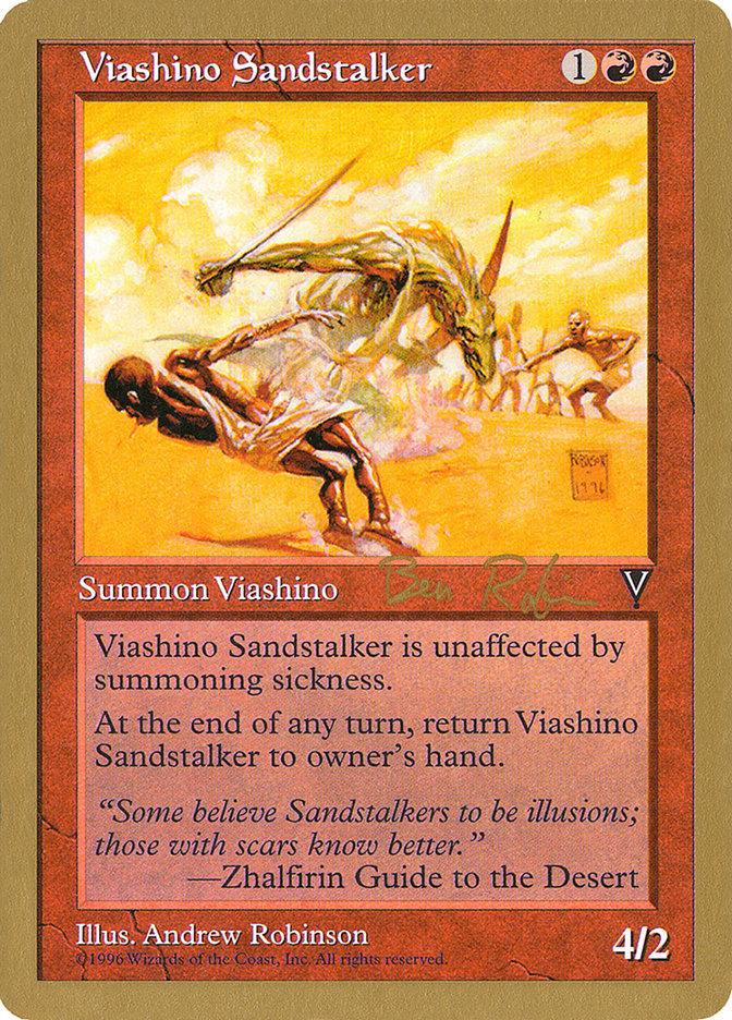 Viashino Sandstalker (Ben Rubin) [World Championship Decks 1998] | Cracking-Singles