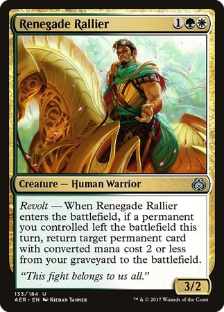 Renegade Rallier [Aether Revolt] | Cracking-Singles