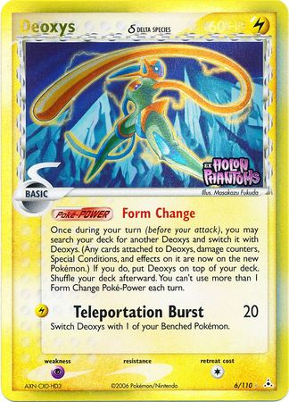 Deoxys (6/110) (Delta Species) (Stamped) [EX: Holon Phantoms] | Cracking-Singles