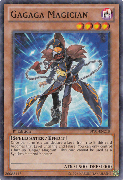 Gagaga Magician [BP01-EN218] Starfoil Rare | Cracking-Singles